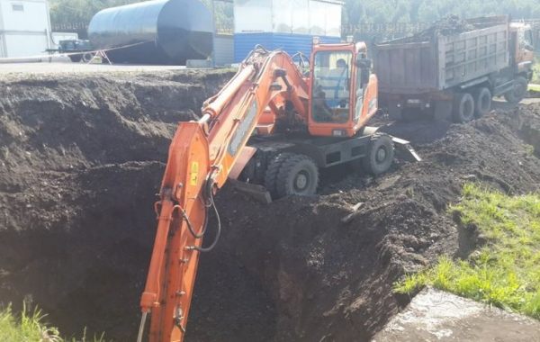 Рытье и разработка котлованов. Услуги экскаваторов - Кострома, цены, предложения специалистов