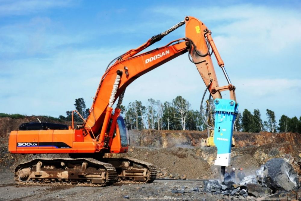Гидромолот Гидромолот POQUTEC на базе Doosan. Аренда и услуги. взять в аренду, заказать, цены, услуги - Красное-на-Волге