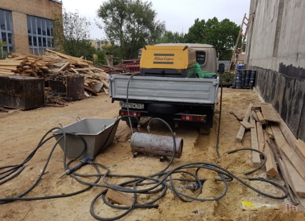 Компрессор Прокат компрессора Atlas Copco 287Cd с отбойными молотками взять в аренду, заказать, цены, услуги - Кострома