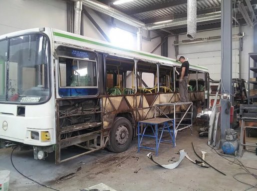 Ремонт автобусов, замена стекол, ремонт кузова стоимость ремонта и где отремонтировать - Кострома