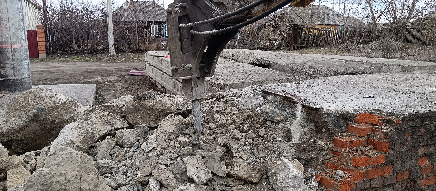 Услуги и заказ гидромолотов для демонтажных работ в Волгореченске
